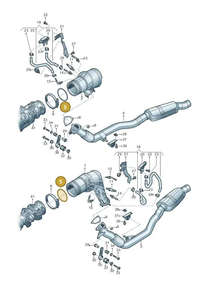8W0253115 — Audi RS Q8 (2019-2025) diagram 595253500, position 5