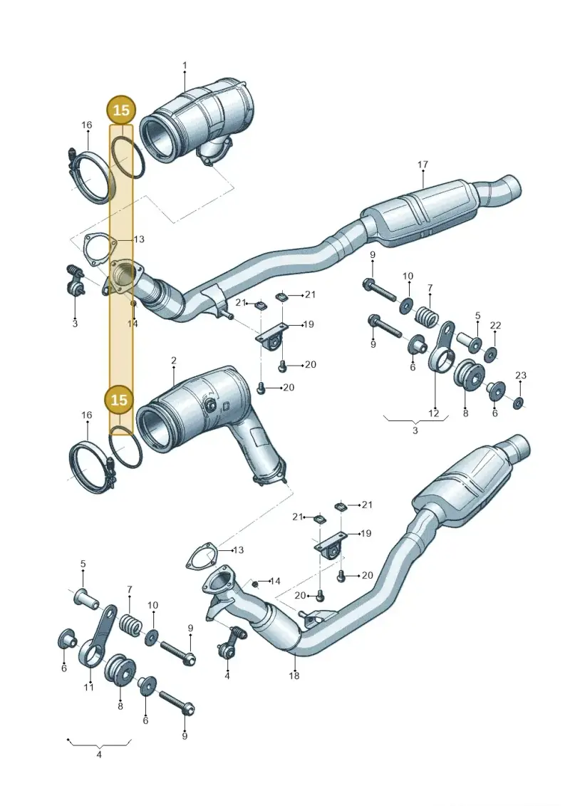 8W0253115 — Audi Q8 (2018-2025) diagram 819253300, position 15