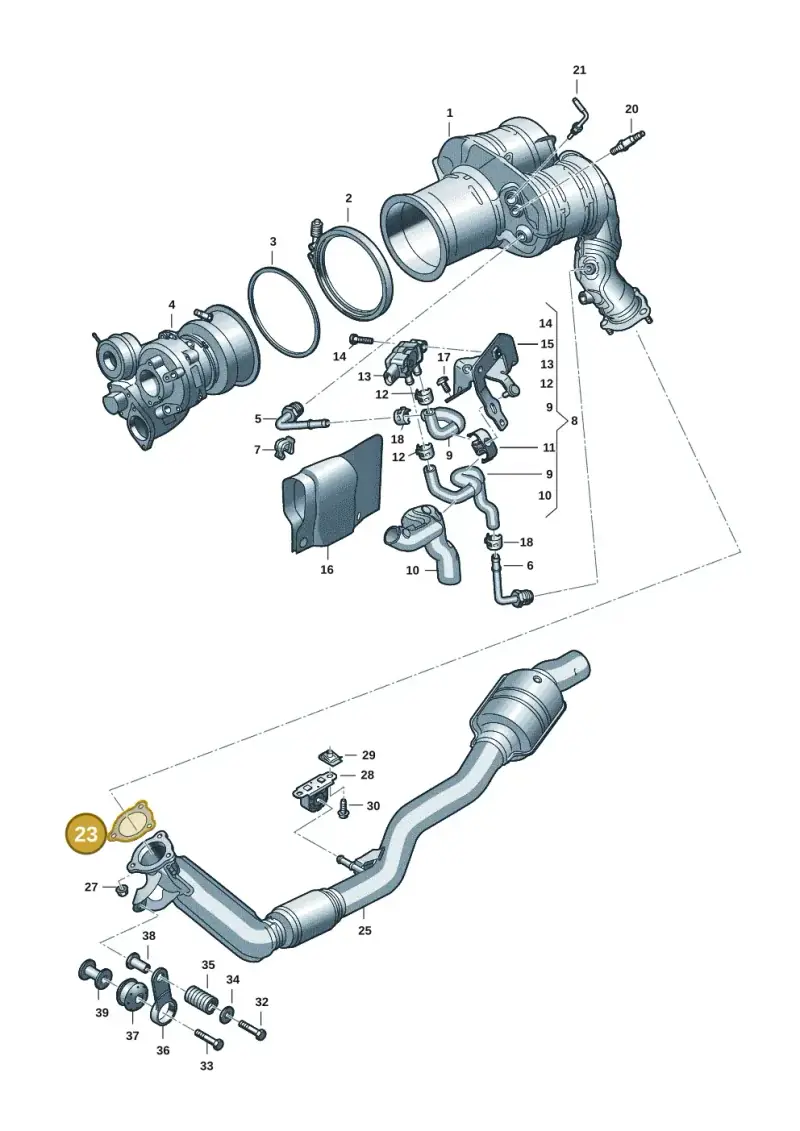 8W0253115P — Audi Q8 Quattro 3,0 (2018-) diagram 859253048, position 23