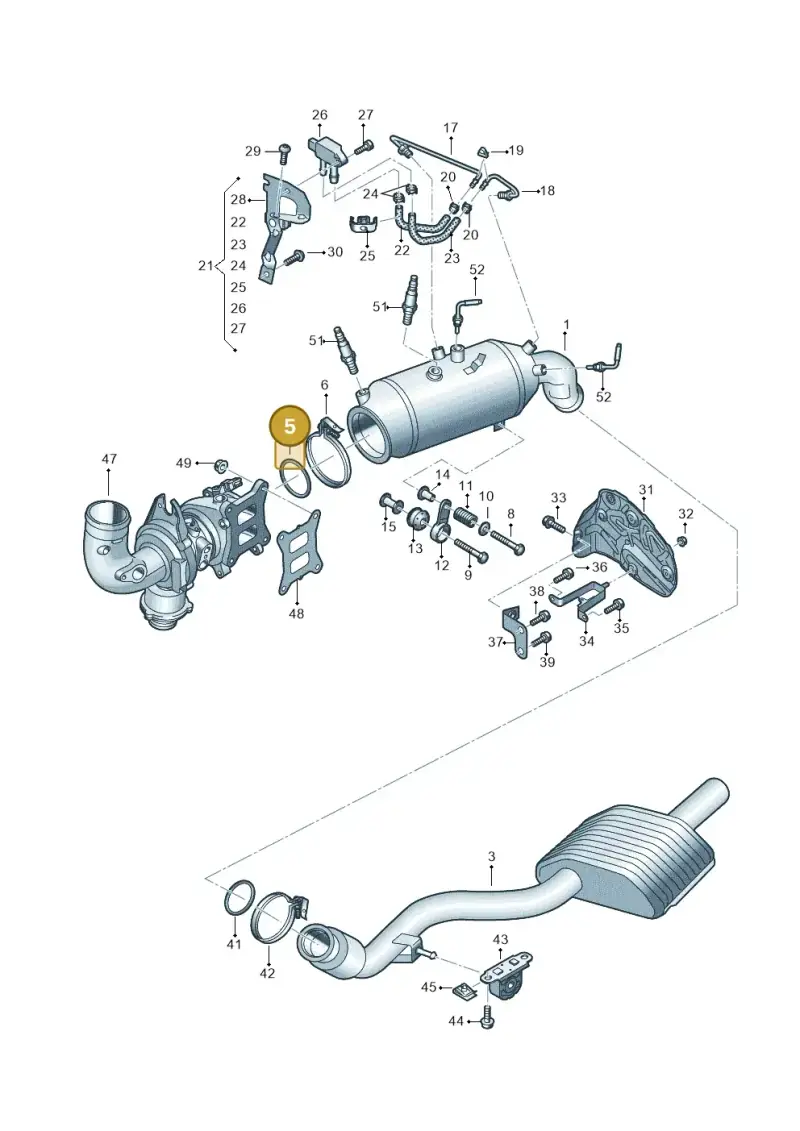 8W0253115Q — Audi Q5 (2016-2020) diagram 849253051, position 5