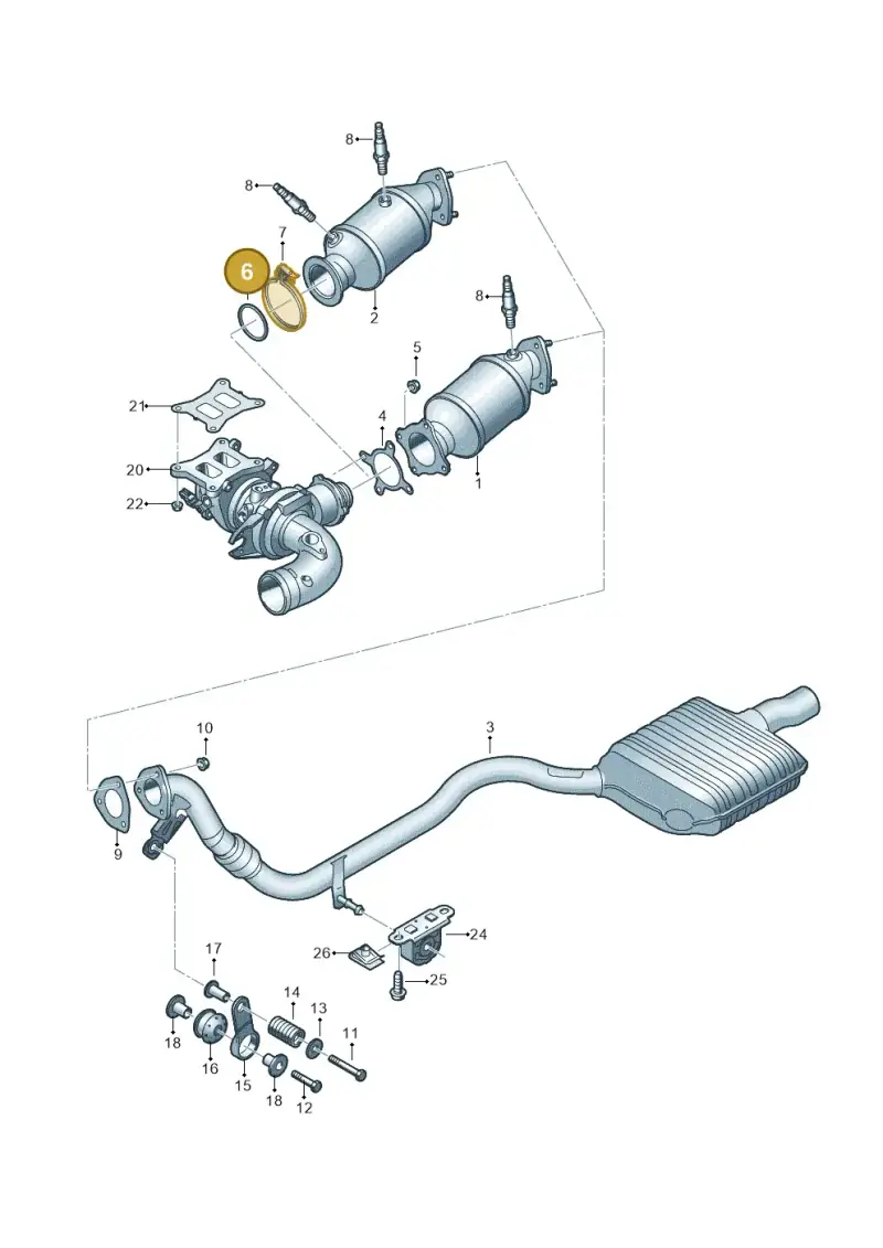 8W0253115Q — Audi Q7 qu. 3.0 TDI (2015-2019) diagram 859253040, position 6