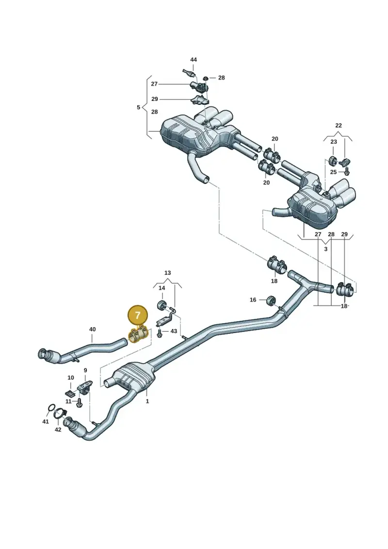 8W0253141A — Audi A5 Limo 2.0 (2024-) diagram 8wk253860, position 7