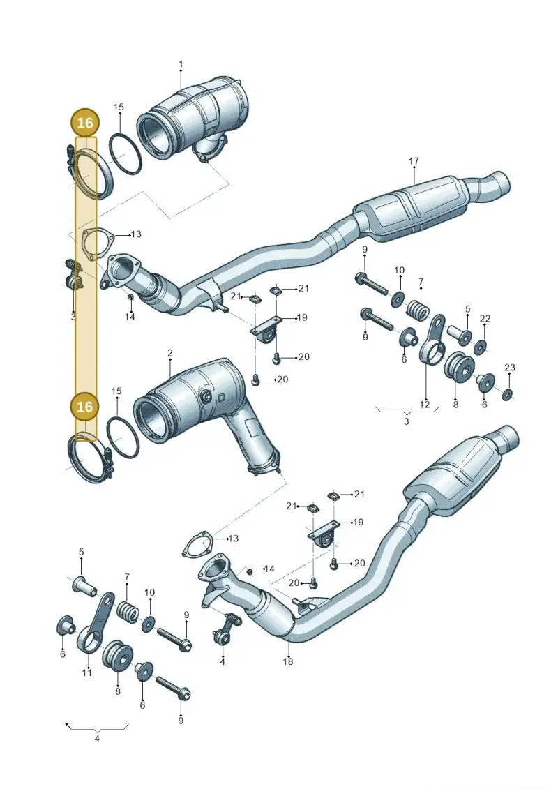 8W0253725D — Audi Q8 (2018-2025) diagram 819253300, position 16