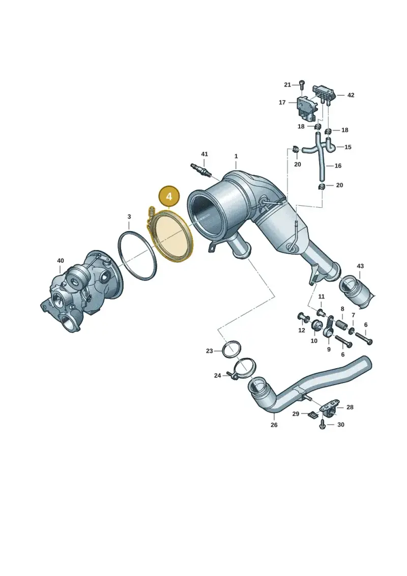 8W0253725G — Audi A5 Limo 2.0 (2024-) diagram 8wk253440, position 4