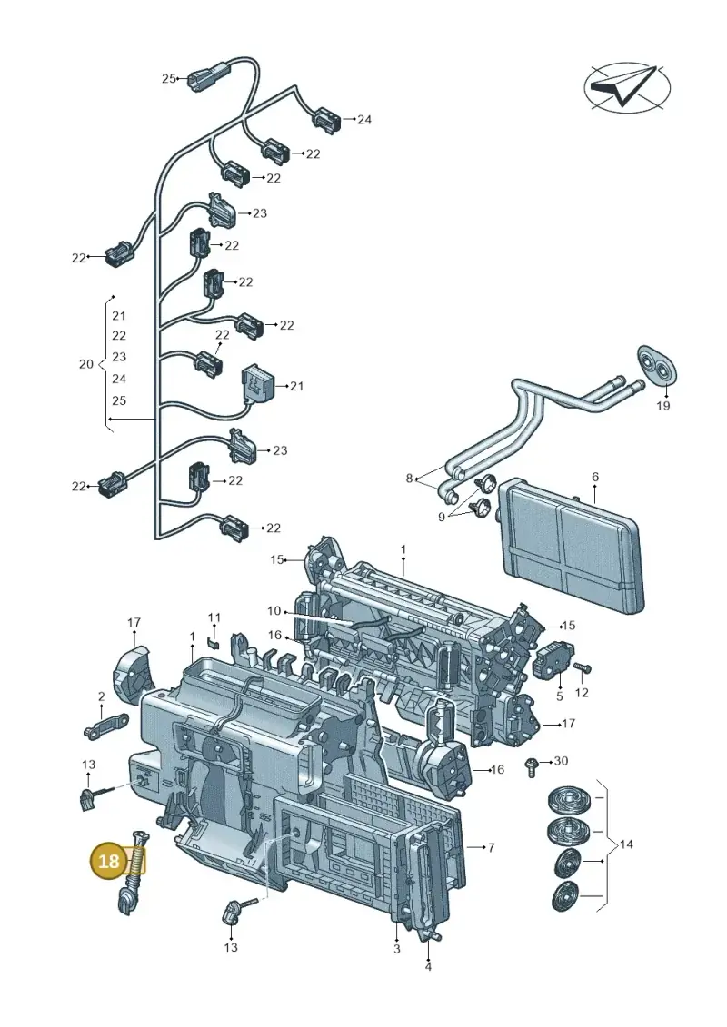 8W0260113 — Audi RS6 Avant (2019-2025) diagram 435820021, position 18