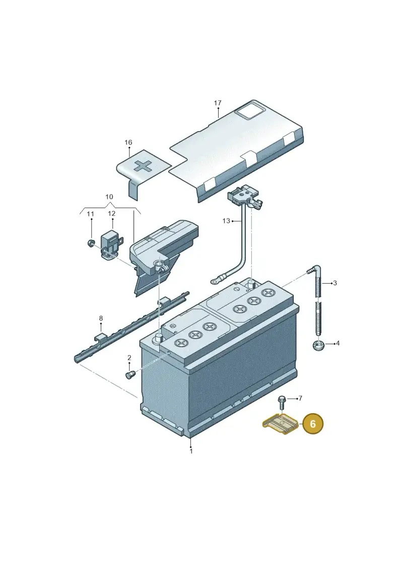 8W0803123 — Audi RS4 Avant (2017-2025) diagram 849915000, position 6