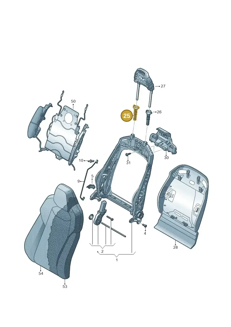 8W0881920D — Audi RS Q8 Quattro (2019-) diagram 429881520, position 25
