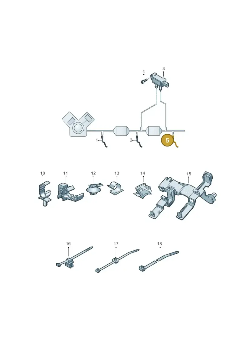 8W0919529P — Audi Q5 (2016-2025) diagram 896906003, position 5