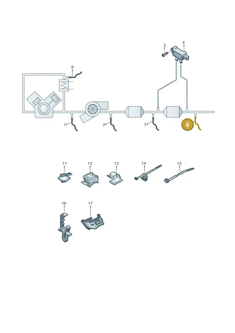 8W0919529P — Audi A6 (2018-2025) diagram 430906002, position 6