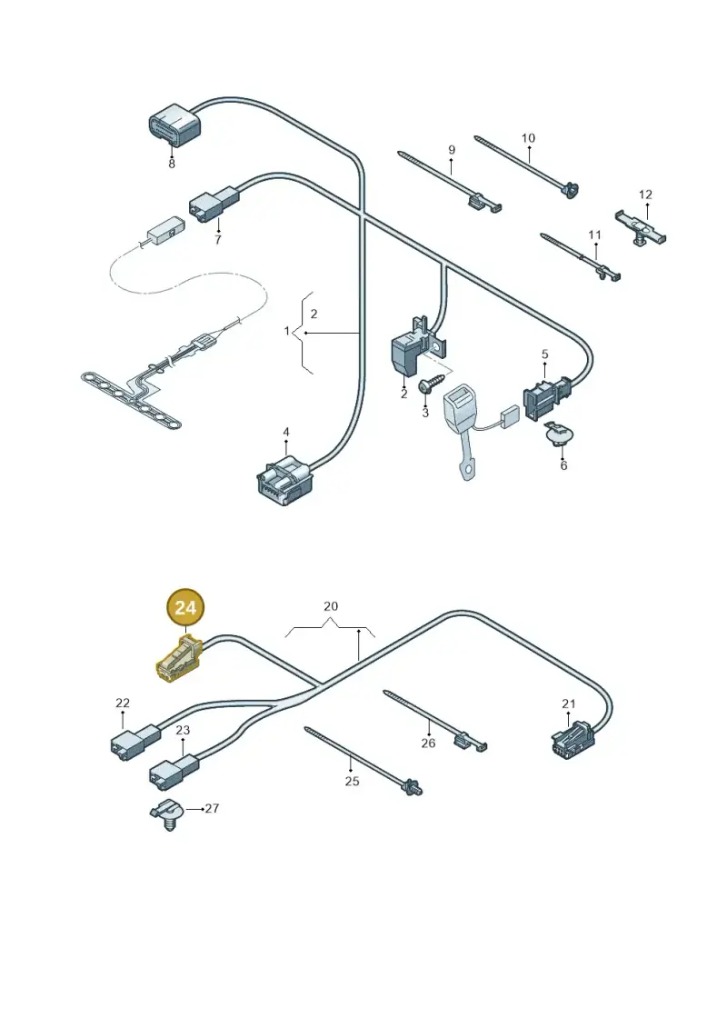 8W0971832B — Audi RS Q8 (2019-2025) diagram 429882030, position 24