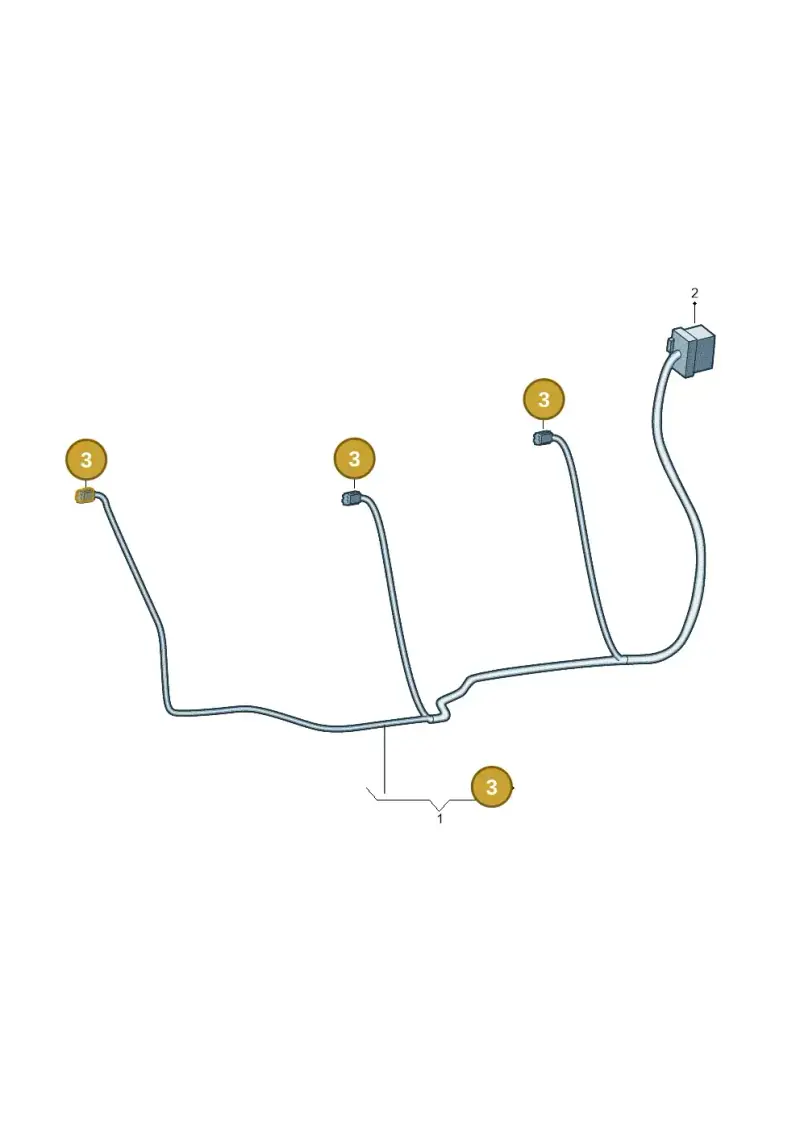 8W0971832B — Audi A3 Sportback (2019-2025) diagram 435882400, position 3
