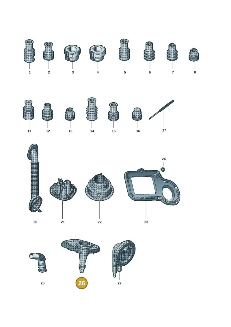 8W0971871D — Audi Q6 e-tron (2023-2025) diagram f5s971815, position 26
