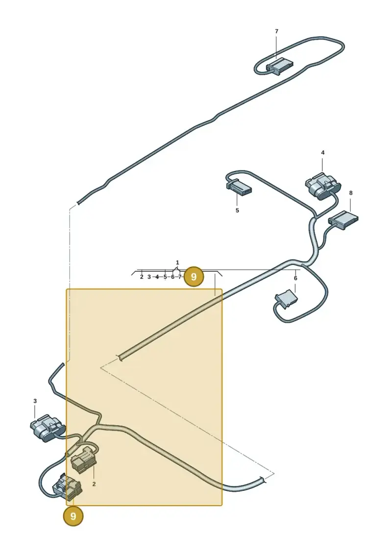 8W0972416 — Audi Q6 e-tron (2023-) diagram f5s972650, position 9