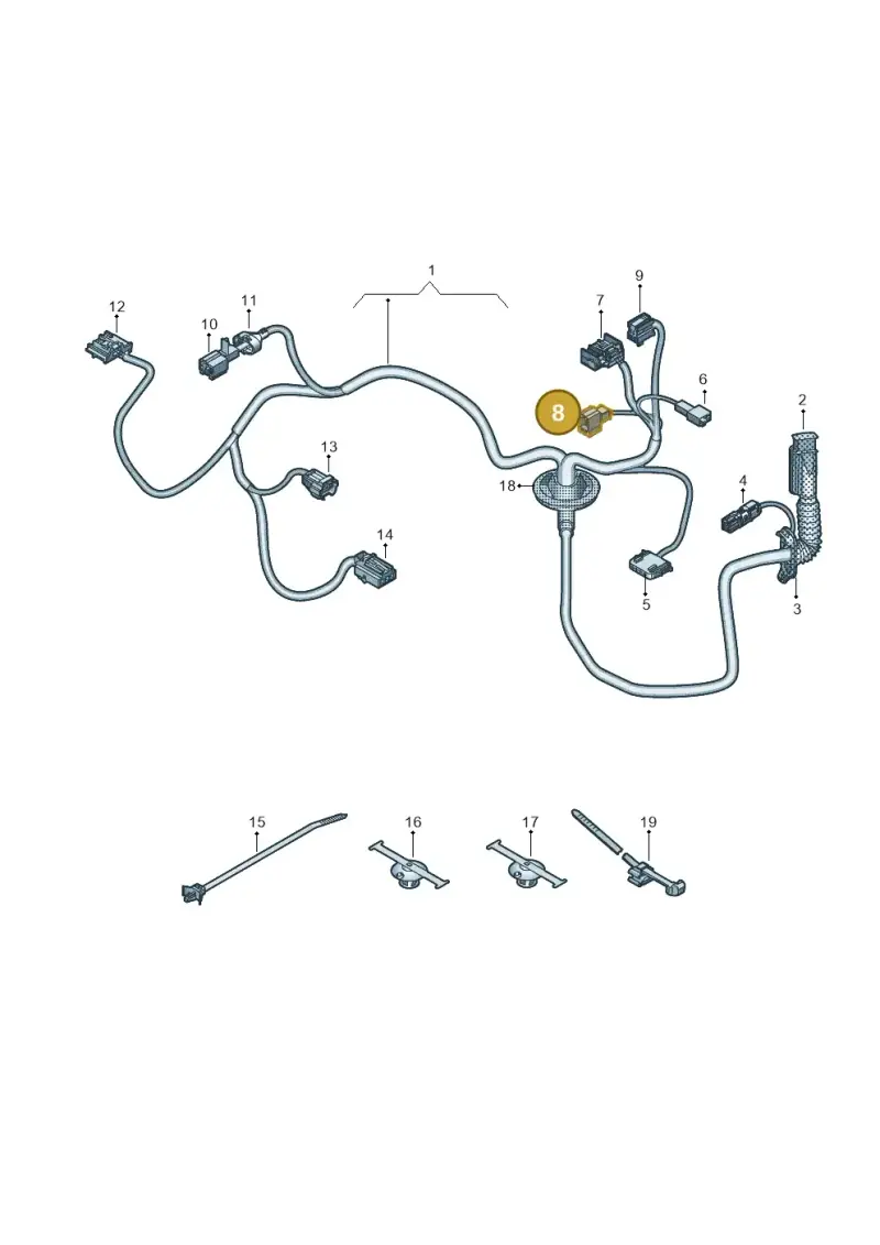 8W0973736 — Audi Q4 Sportback (2021-2025) diagram 89a972300, position 8