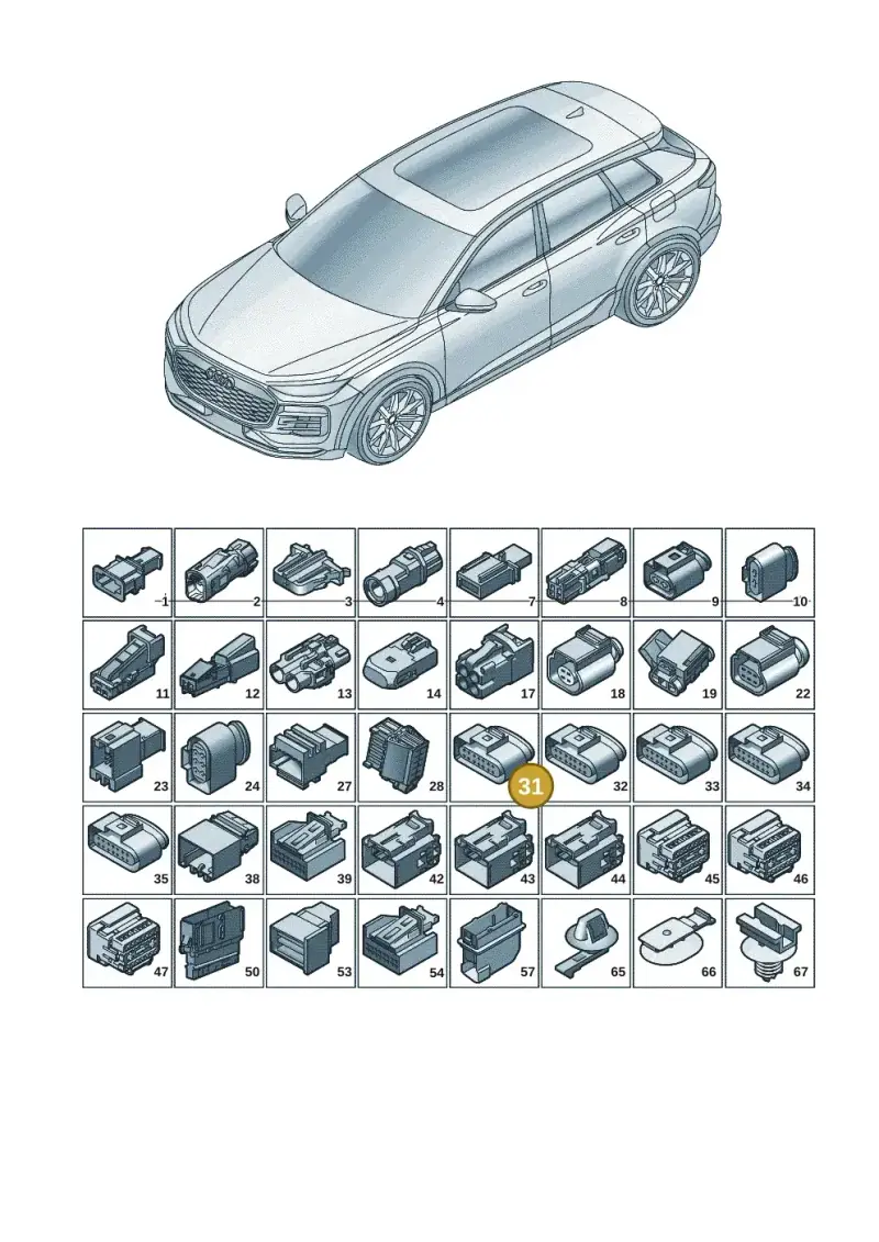 8W0973737 — Audi Q6 e-tron (2023-2025) diagram f5s971820, position 31