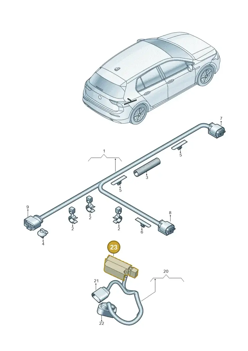 8W0973755B — SEAT CUPRA Formentor (2020-) diagram 5h0972050, position 23