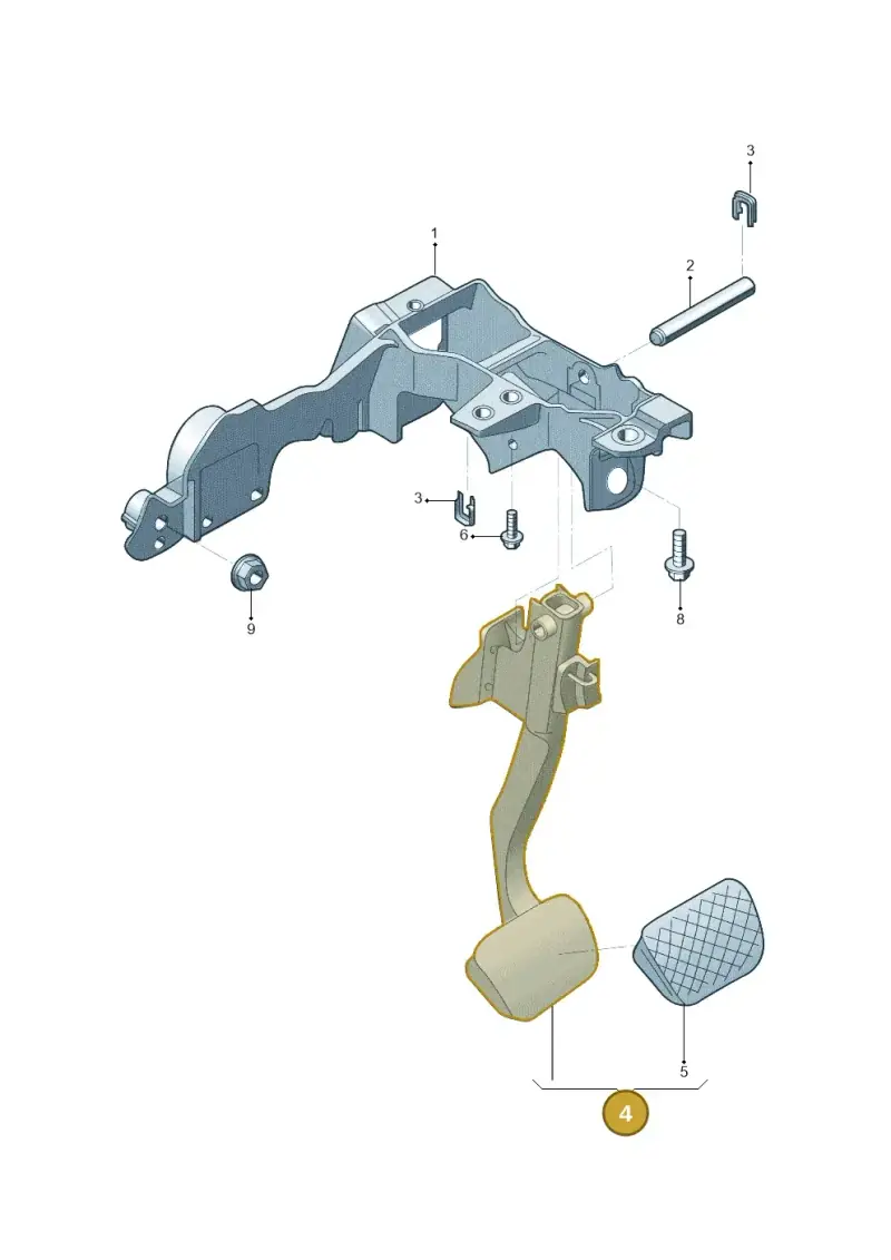8W1723140B — Audi A6 L 2.0 (2018-) diagram 577723025, position 4