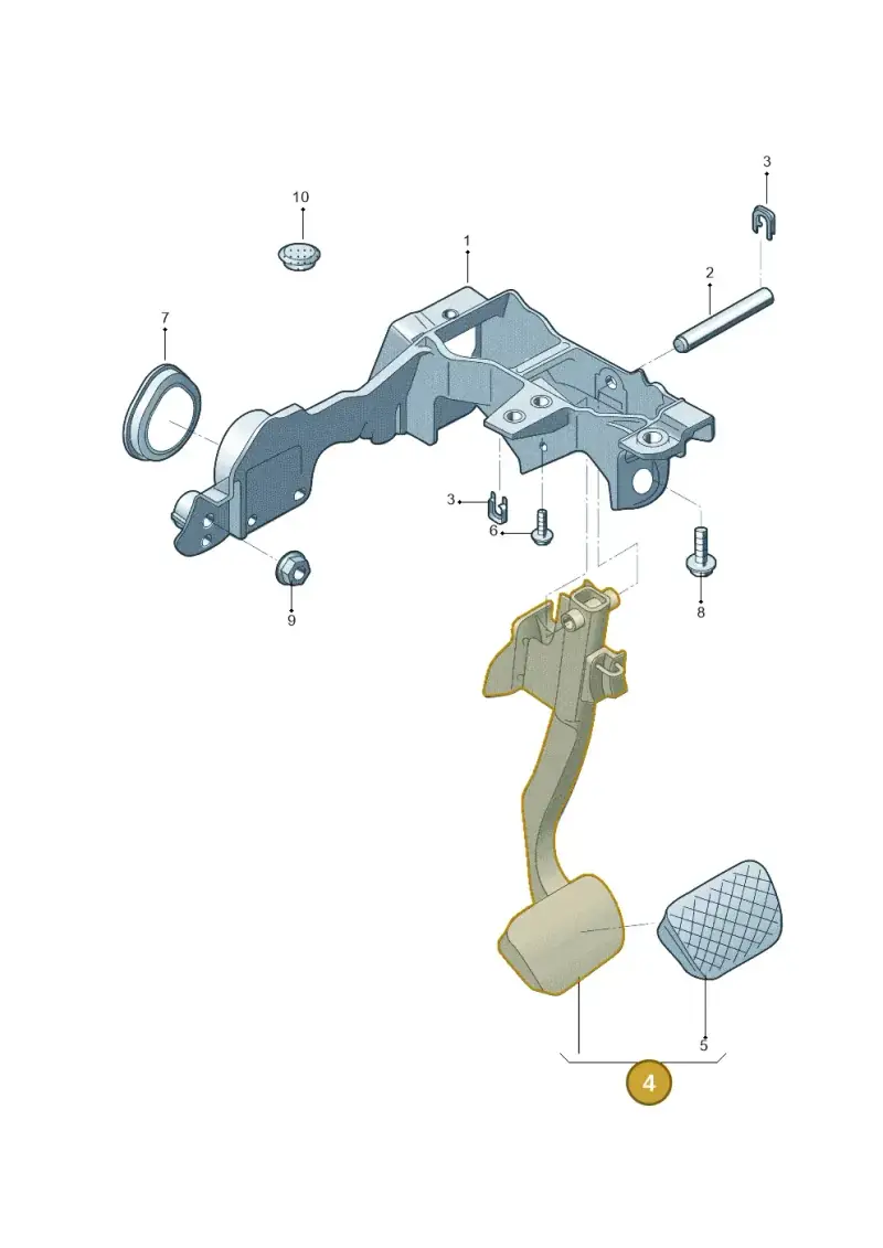 8W1723140C — Audi A7 (2021-) diagram 216723025, position 4