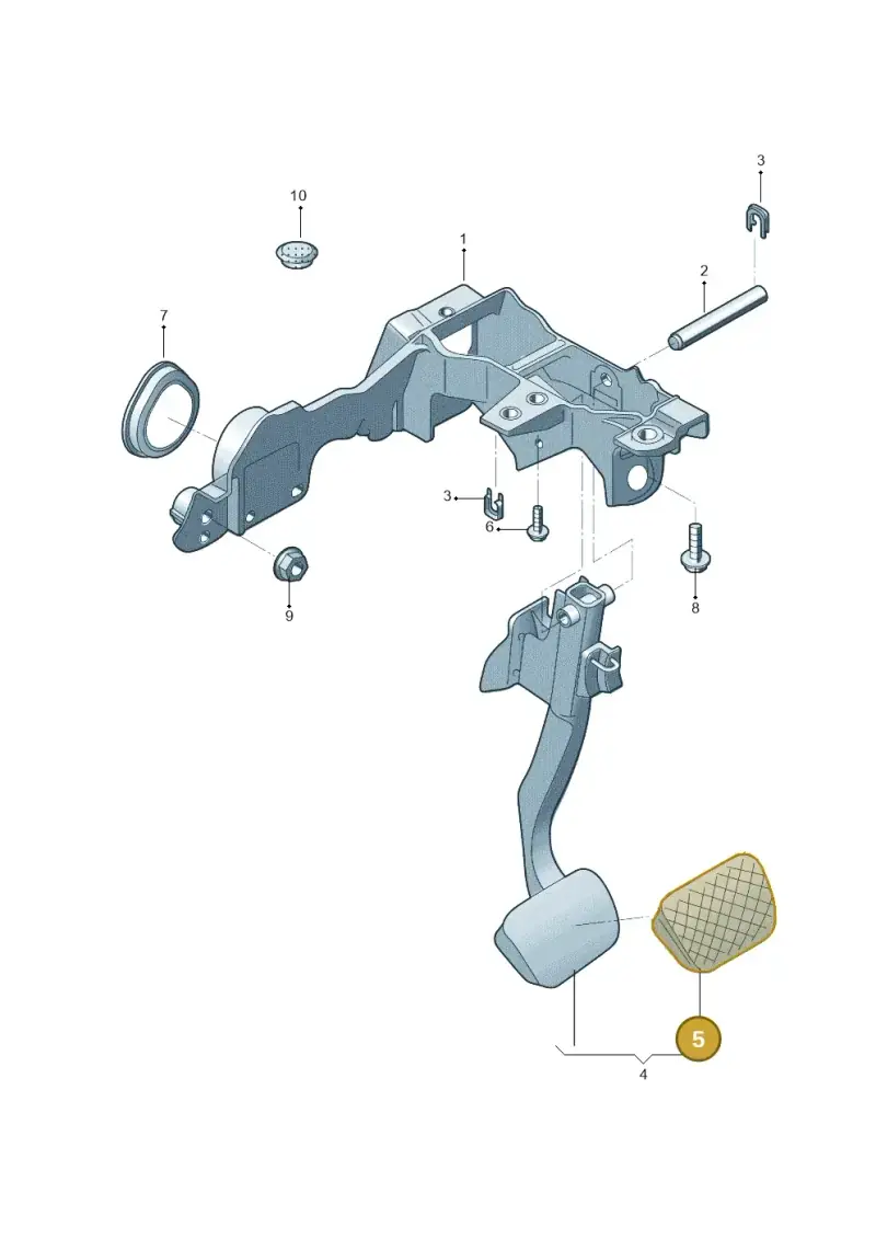 8W1723173 — Audi A7 (2021-) diagram 216723025, position 5
