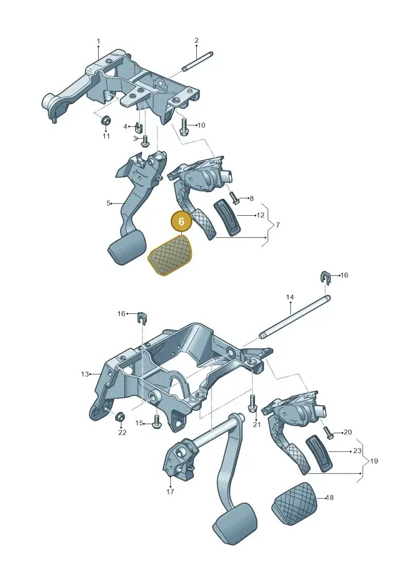 8W1723173 — Audi Q8 Quattro 3,0 (2018-) diagram 859723250, position 6