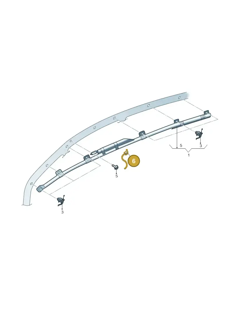 8W1971581 — Volkswagen Golf 1.5 (2020-) diagram 813880030, position 6