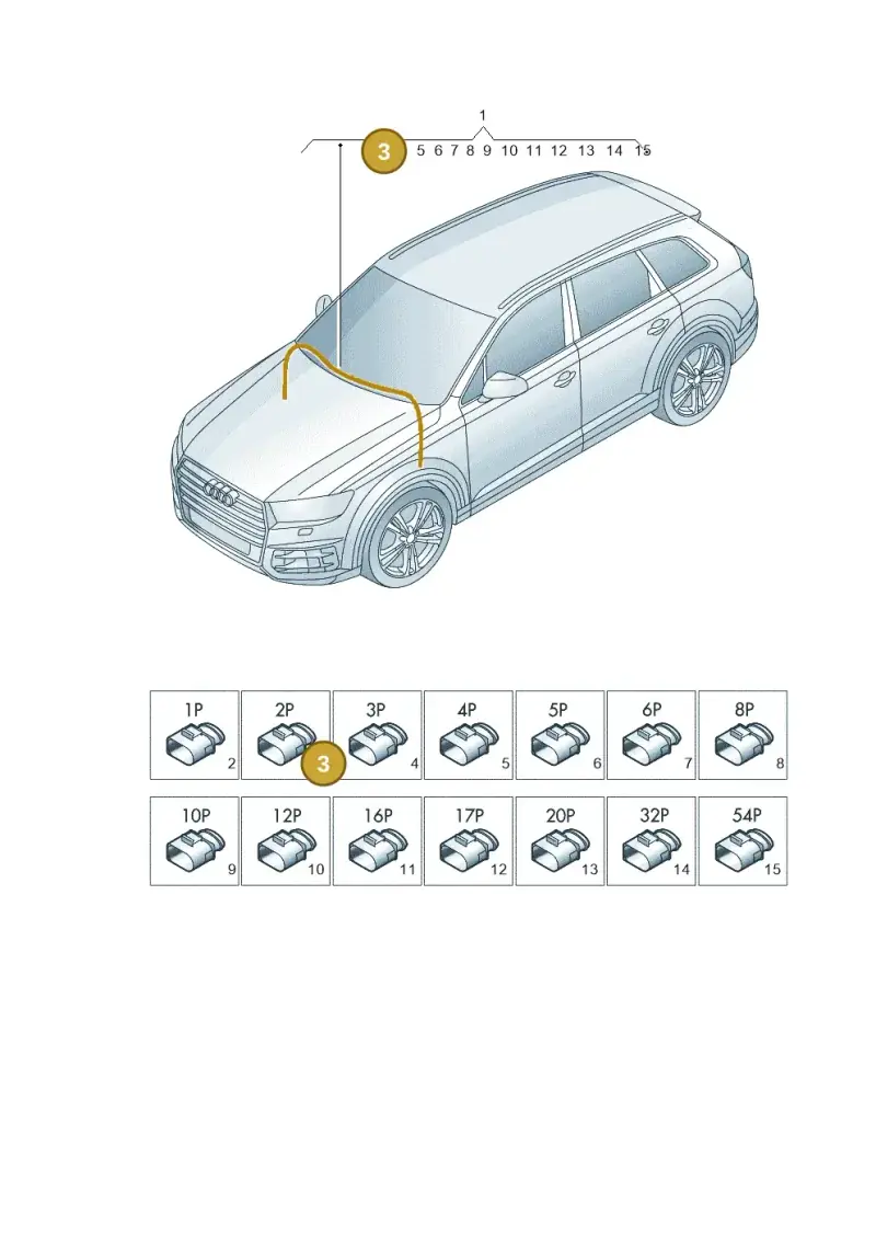 8W1971581 — Audi Q7 (2015-2025) diagram 859971900, position 3