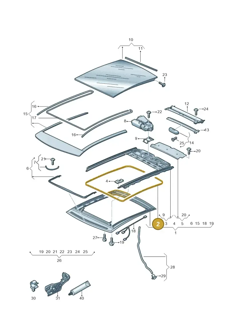 8X0877439 — Audi Q2 2.0 TDI (2016-2018) diagram 803877000, position 2