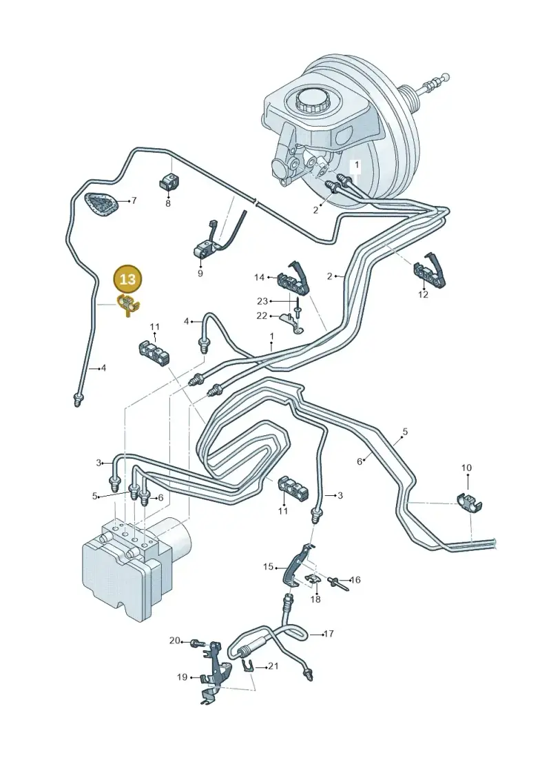 8Z0611797 — Audi RS6 Avant (2019-) diagram 435611200, position 13