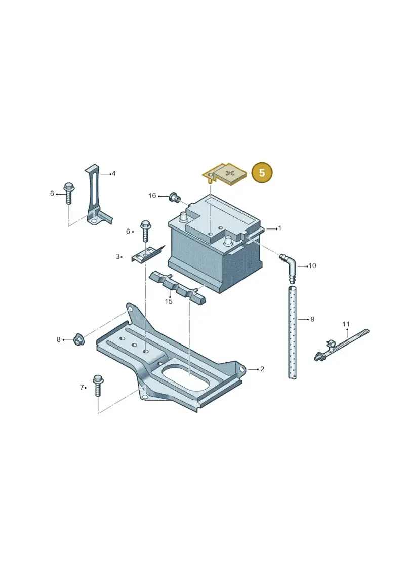 8Z0915429B — Audi A4/S4/Av./qu.     05> (2005-) diagram 156915100, position 5