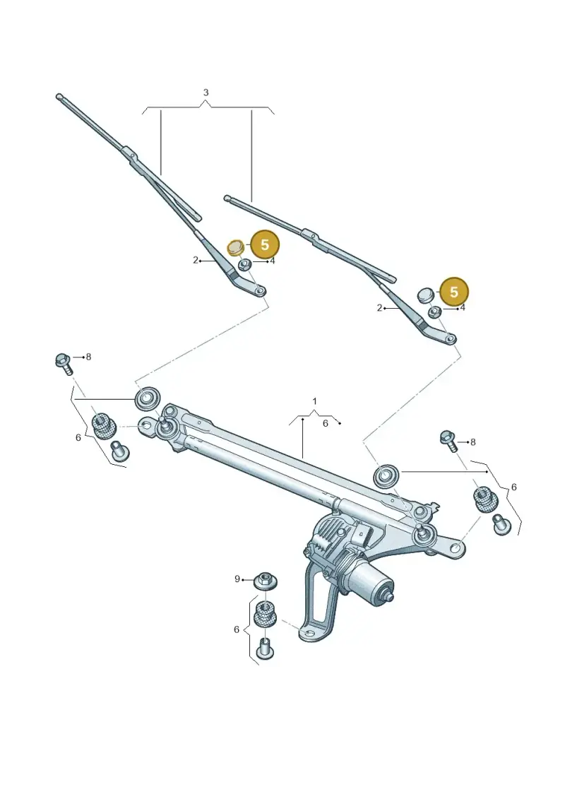 8Z0955205 — Audi RSQ3 Sportback (2019-2024) diagram 597955000, position 5
