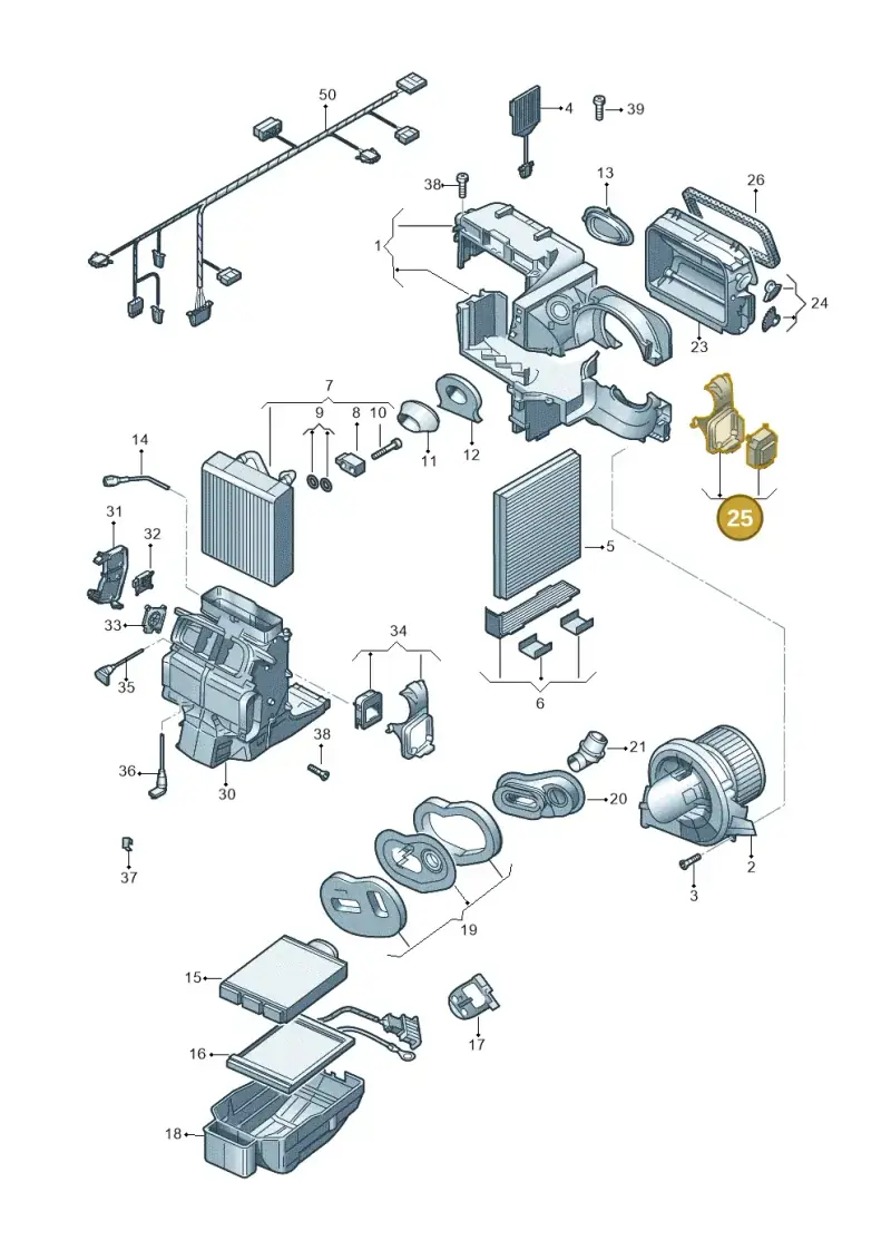 8Z2819453B — Skoda Fabia (2014-2022) diagram 773820200, position 25