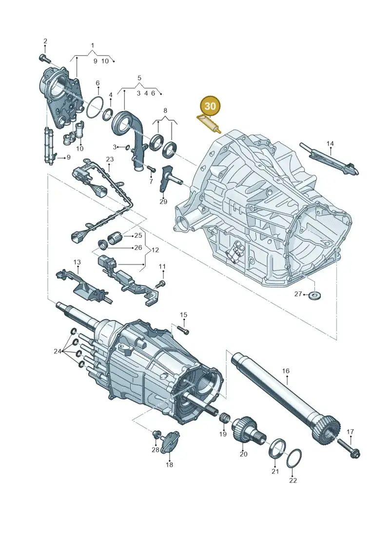 AMV18800102 — Audi A7 Sportback (2014-2018) diagram 647321700, position 30