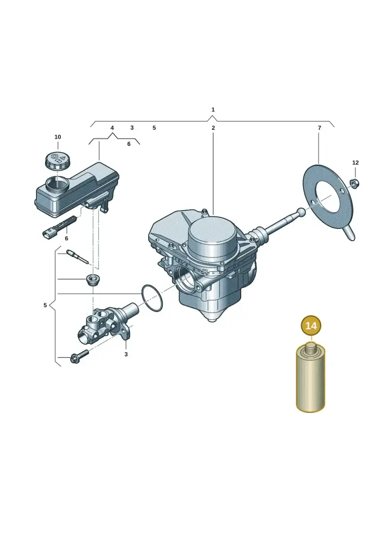 B000750M3 — Audi Q4 Sportback (2021-2022) diagram 10a612000, position 14