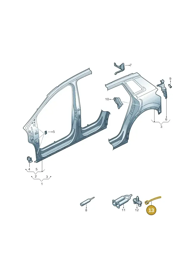 D002001 — Audi Q4 Sportback (2021-2022) diagram 89a809050, position 13
