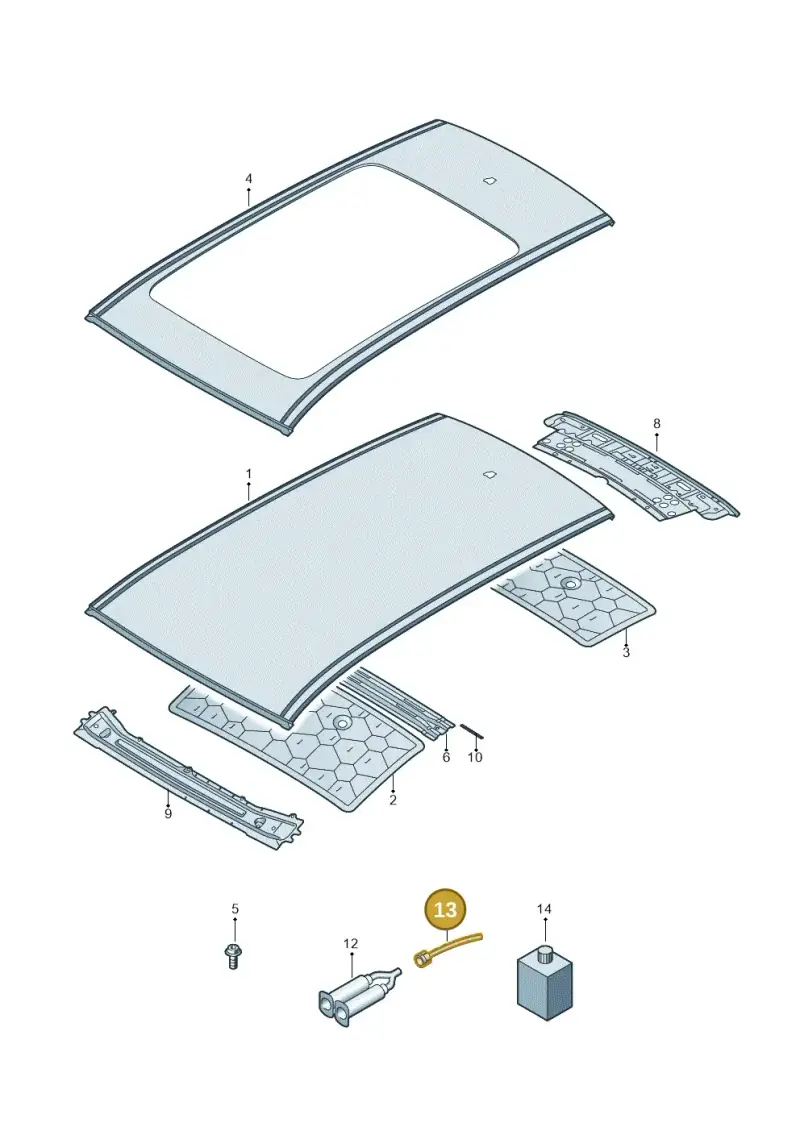 D003003 — Audi Q8 Quattro 3,0 (2018-) diagram 429817000, position 13