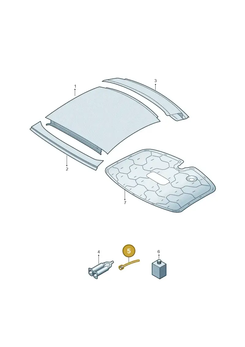 D003003 — Audi TTRS Coupe (2016-2023) diagram 850817000, position 5