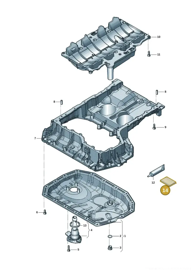 D043100M5 — Audi RS6 Avant (2019-2025) diagram 819103071, position 14