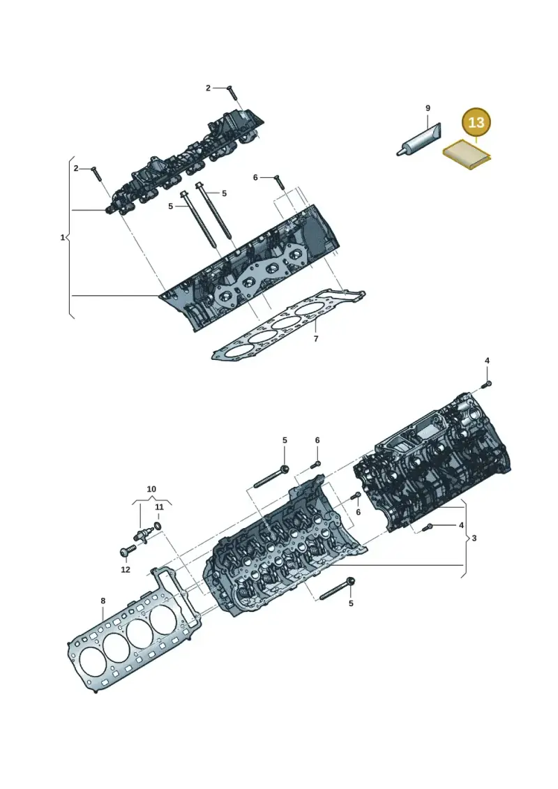 D043100M5 — Audi RS6 Avant (2019-2025) diagram 838103038, position 13