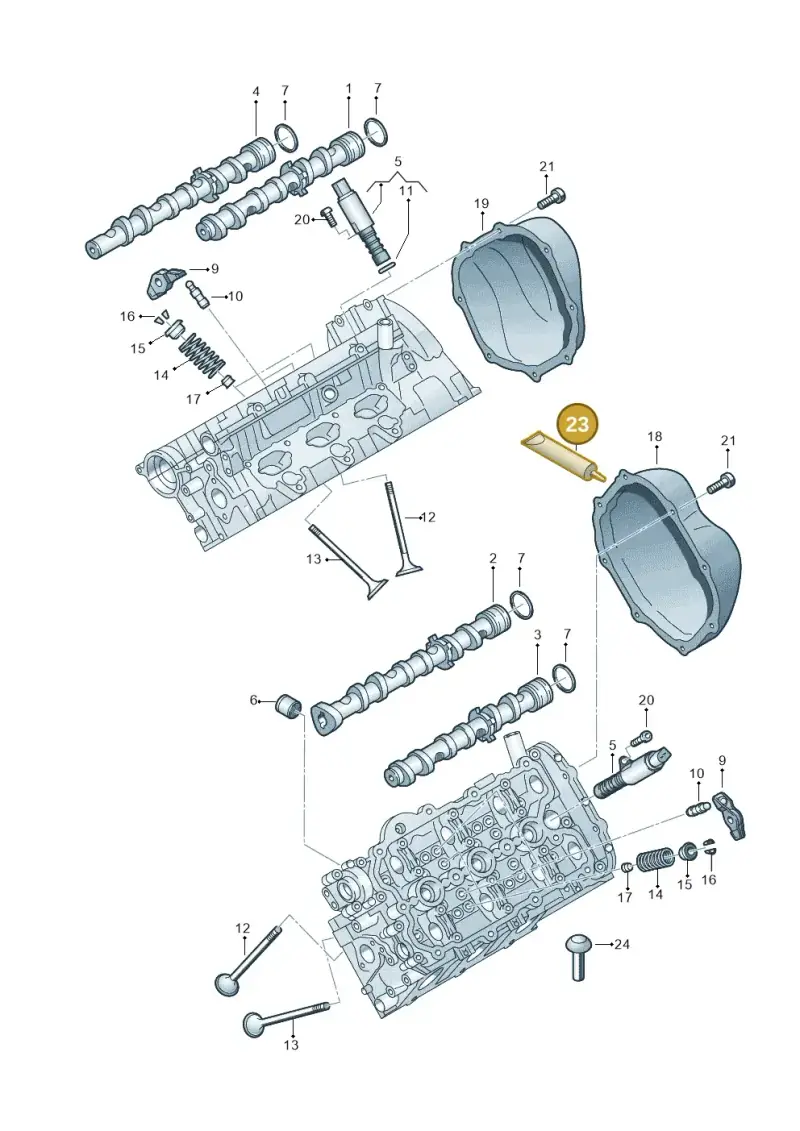 D174003A2 — Audi A6 qu. 3.0 tdi (2014-2018) diagram 648109100, position 23