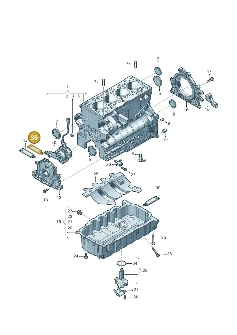 D291091A1 — Audi Q5 (2016-2020) diagram 430103530, position 36