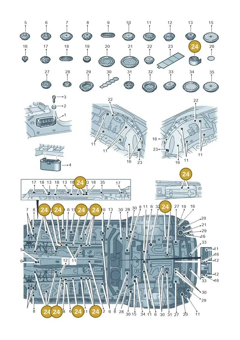 D437S40A1 — Audi RS Q8 Quattro (2019-) diagram 429803035, position 24