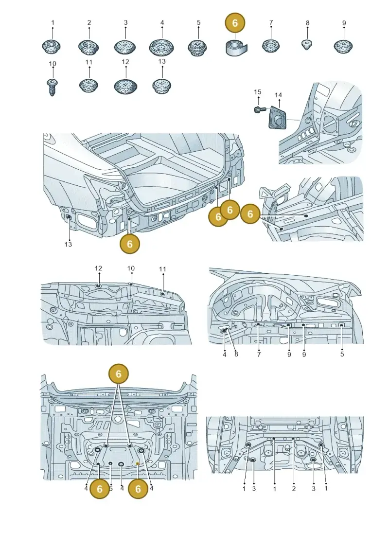 D437S40A1 — Audi RS6 Avant (2019-) diagram 430803036, position 6