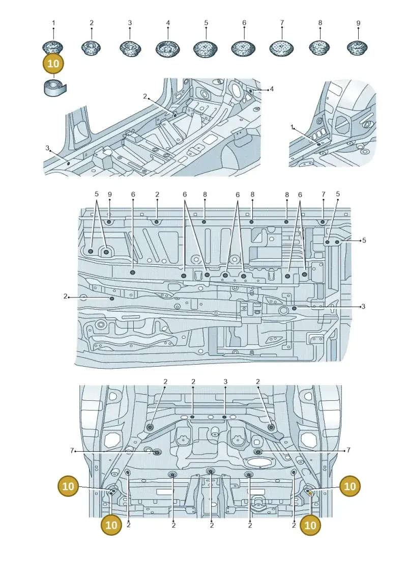 D437S40A1 — Audi RS7 Sportback (2019-) diagram 435803350, position 10