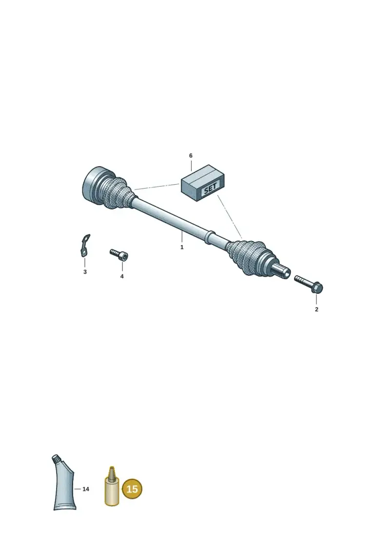 D454300A2 — Audi A5 Limo 2.0 (2024-) diagram 8wk501000, position 15