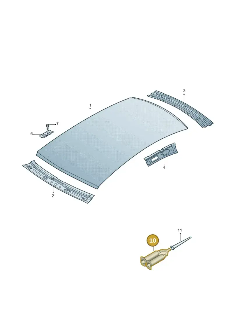 DA180A00A2 — Audi Q5 qu. 2.0 TDI (2012-2017) diagram 636817000, position 10