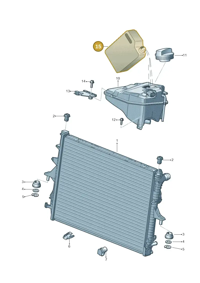 G012A8GA3 — Audi Q7                07> (2006-) diagram 493121700, position 15