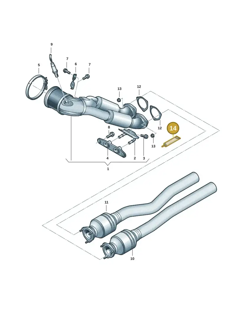 G052112A3 — Audi RSQ3 Sportback (2019-2024) diagram f3z253400, position 14