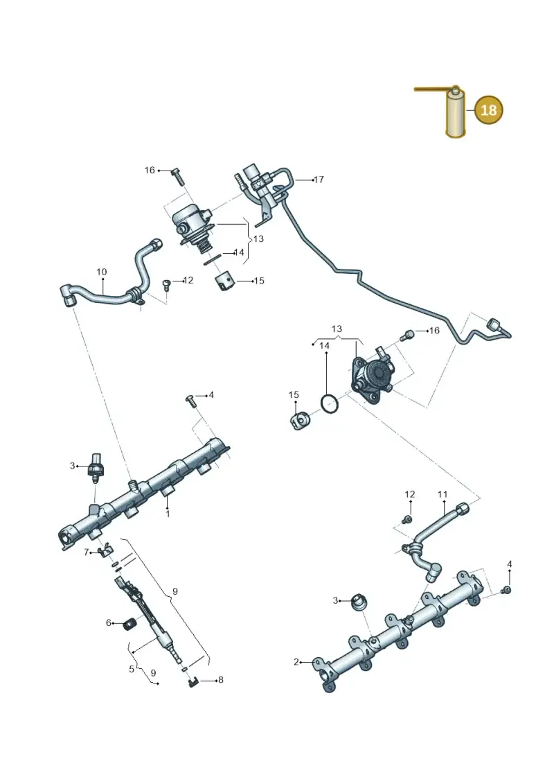 G052132A2 — Audi RS Q8 Quattro (2019-) diagram 819133500, position 18