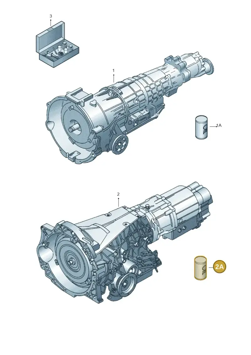 G052162A2 — Audi A4/S4/Av./qu.     05> (2005-) diagram 153300600, position 2A