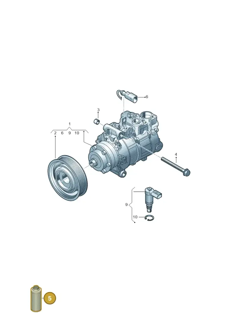 G052300A2 — Audi Q8 Quattro 3,0 (2018-) diagram 429260010, position 5